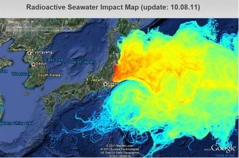 fukushima radiation in seawater