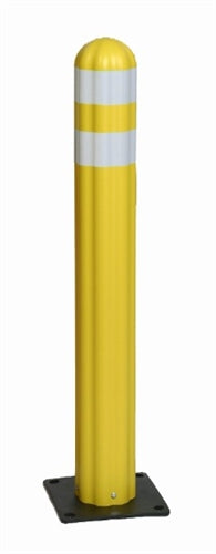 Eagle Poly Guide-Post Delineator, Yellow w/Reflective, Model 1734Y
