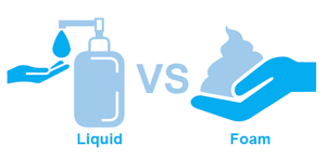 Liquid vs Foam Soap