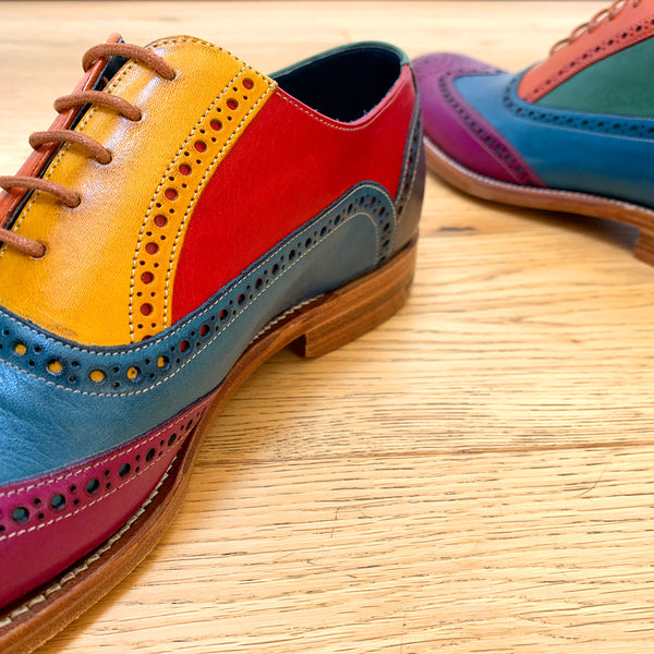 barker multi coloured shoes