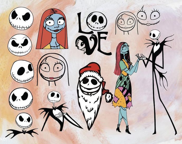 Download The Nightmare Before Christmas SVG, Nightmare Before Christmas Clip Ar - Custom Designs