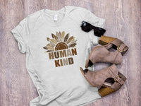 Human Kind Sunflower Design Multi Cultural Black White Brown Skin Tones PNG SVG Clipart Clip Art Cut File Sublimation Vinyl Shirt Mug Sign