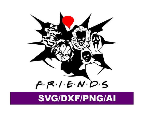 Free Free Friends Serial Killer Svg