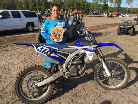 Erick Miller on his 2015 Yamaha YZ250FX