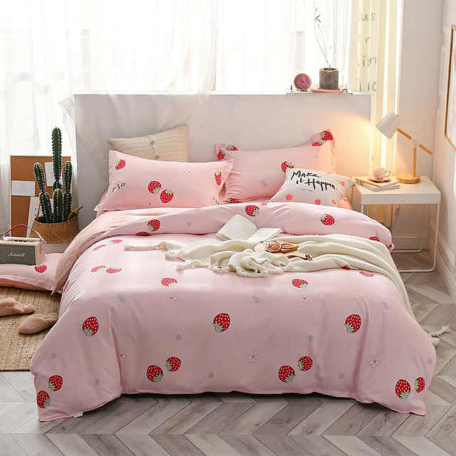 pink full size bedspread