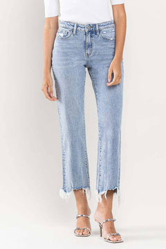 The Michael High Rise Cropped Dad Jeans
