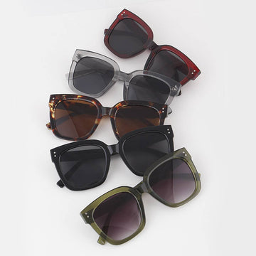 Oversized Square Sunglasses: Mix Color