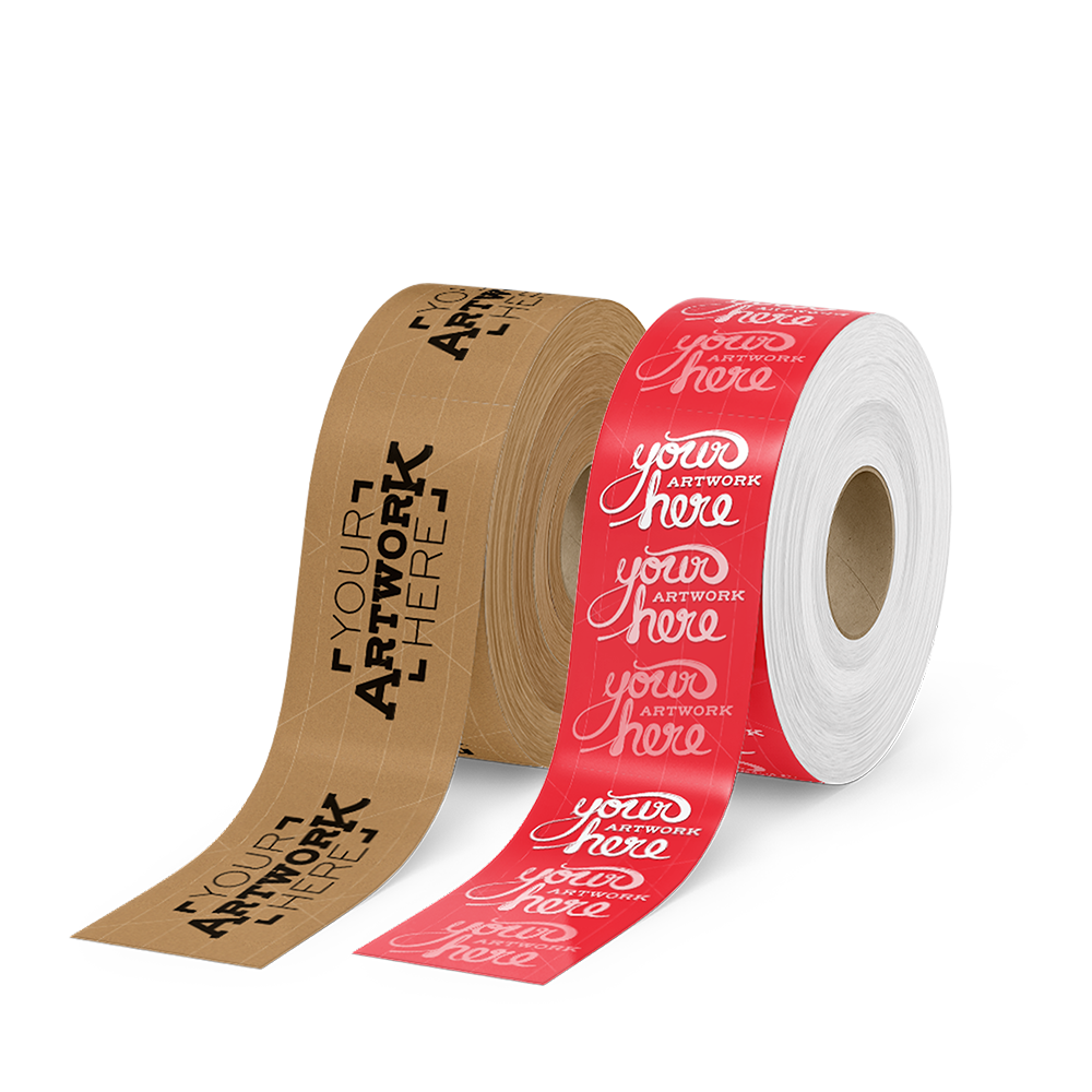 Custom Paper Tape, Printed Kraft Tape, Custom Packaging Tape