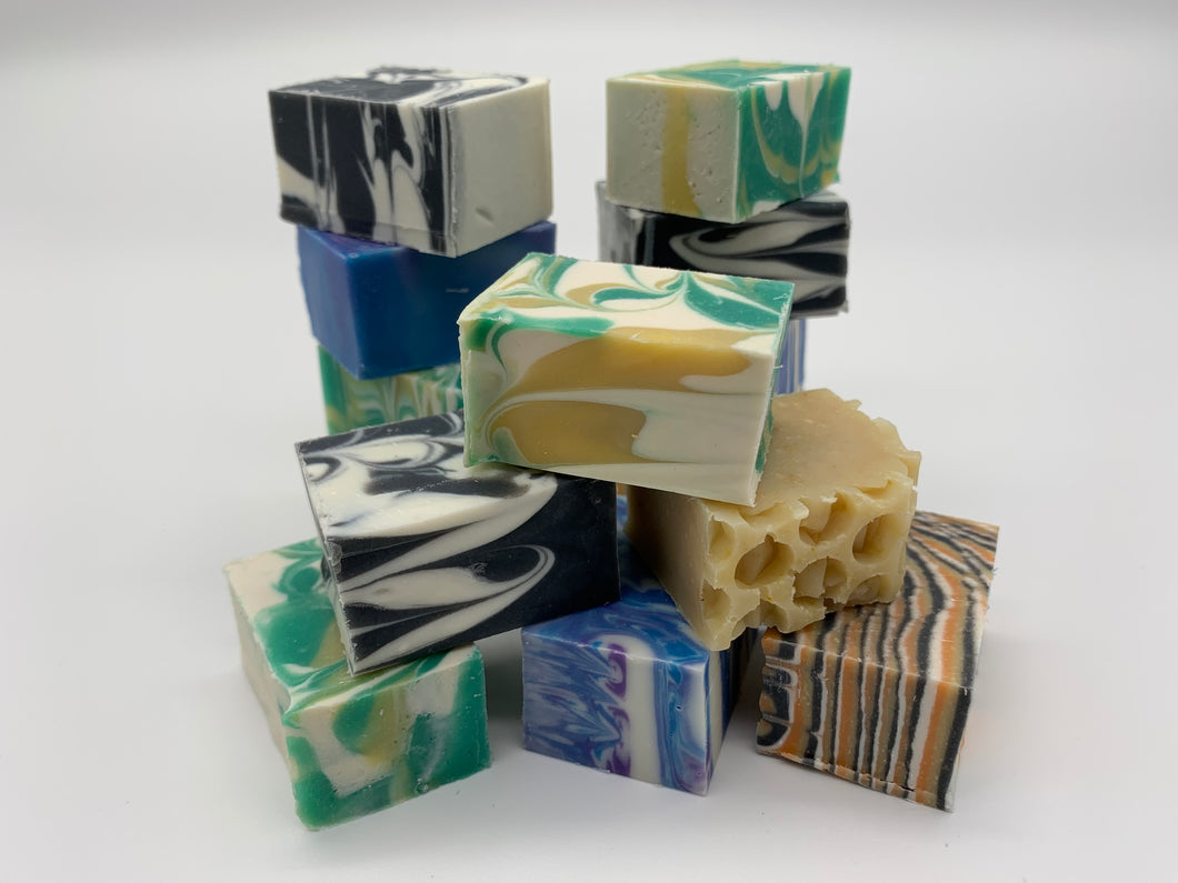 small bars of soap