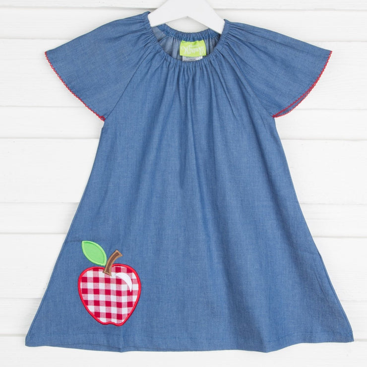 Apple Chambray Dress – Smocked Auctions