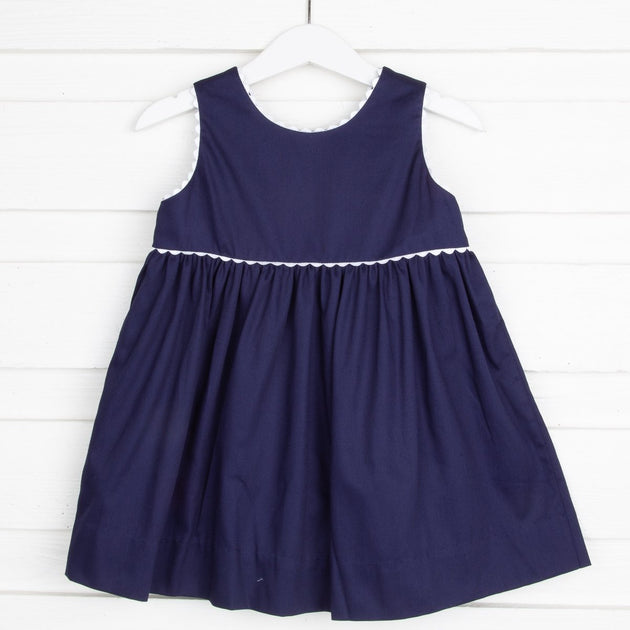 Jumper Navy Pique – Smocked Auctions