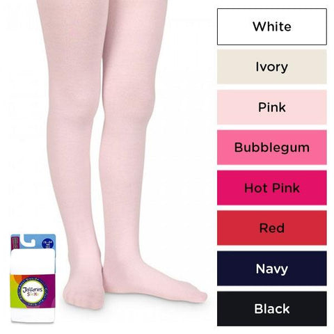 Jefferies Socks Girls Pima Cotton Ruffle Footless Tights 2 Pair Pack