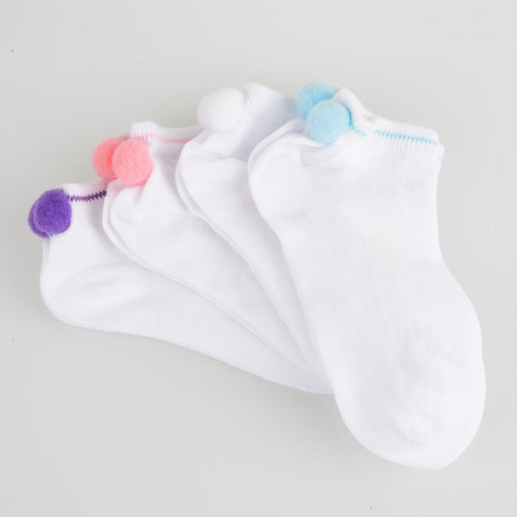 Seamless Low Cut Pom Socks –