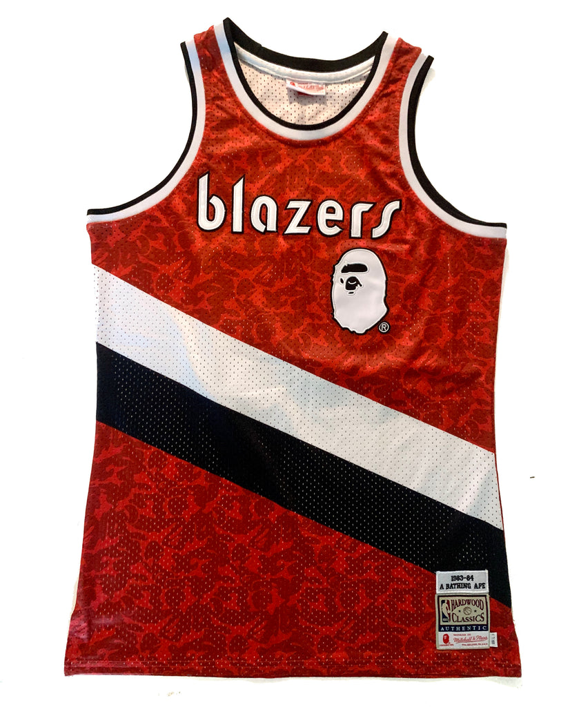 bape blazers jersey