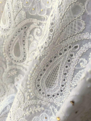 Chikankari embroidery