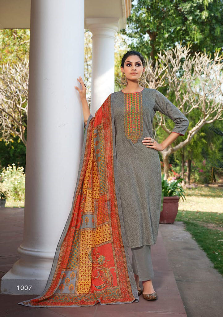 Printed Laado Print Suit vol 66 Cotton Dress Material, Unstitched at Rs 365  in Surat