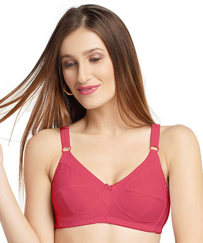 Daisy Dee Women's Cotton Non Padded Bra Red – Stilento