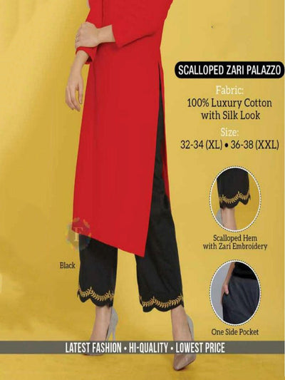 Buy CO COLORS Women Pink Solid Viscose Rayon Palazzo - XXL Online at Best  Prices in India - JioMart.