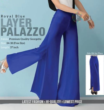 Floral Chiffon Layered Palazzo Pants | Shop Dressy Outfits at Papaya  Clothing