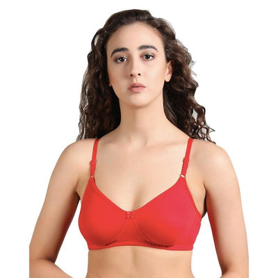 Buy DAISY DEE Women Girls Non Padded Cotton Bra in L. Pink Color