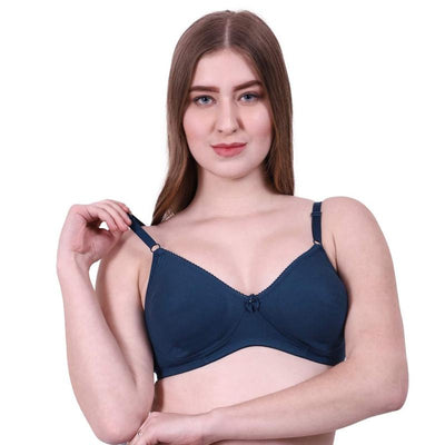 Lovable Women Full Coverage Classic Non Padded Bra Violet – Stilento