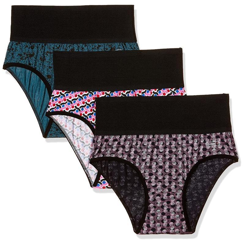 Lovable Women's Cotton Hipster Panties Brief Set (Pack of 3)