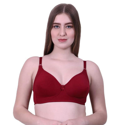 Lovable Women's Non-Padded Seamless Cotton Contour bra (Skin) – Stilento