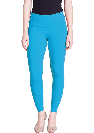 Cotton Straight Fit Lux Lyra Ankle Length Leggings, Size: Free