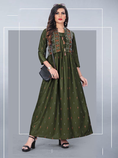 Rayon Dhoti Suit with Koti, Size: M & L at Rs 849/piece in Surat | ID:  21512465433