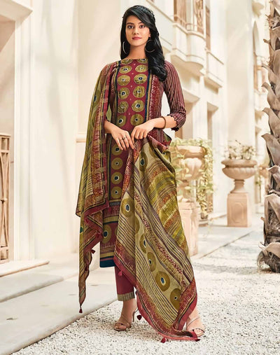 Crochet Work Muslin Print Designer Suits (CB 102) at Rs.949/Piece in surat  offer by Clothbaba