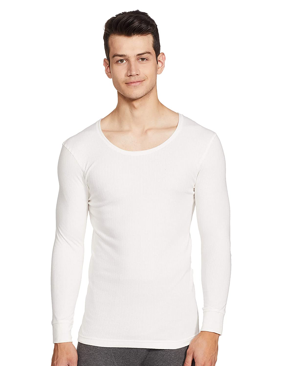 Van Heusen Off-white Full Sleeve Thermal Winter Inner Wear for Men ...