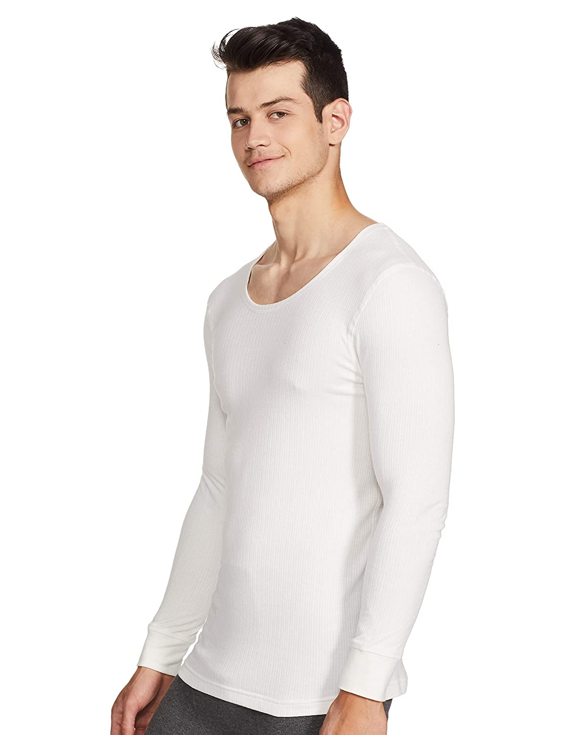 Van Heusen Off-white Full Sleeve Thermal Winter Inner Wear for Men ...