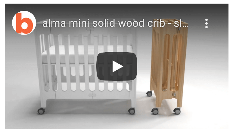 alma mini crib youtube video instructional