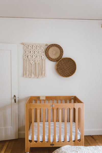 alma mini+ crib natural