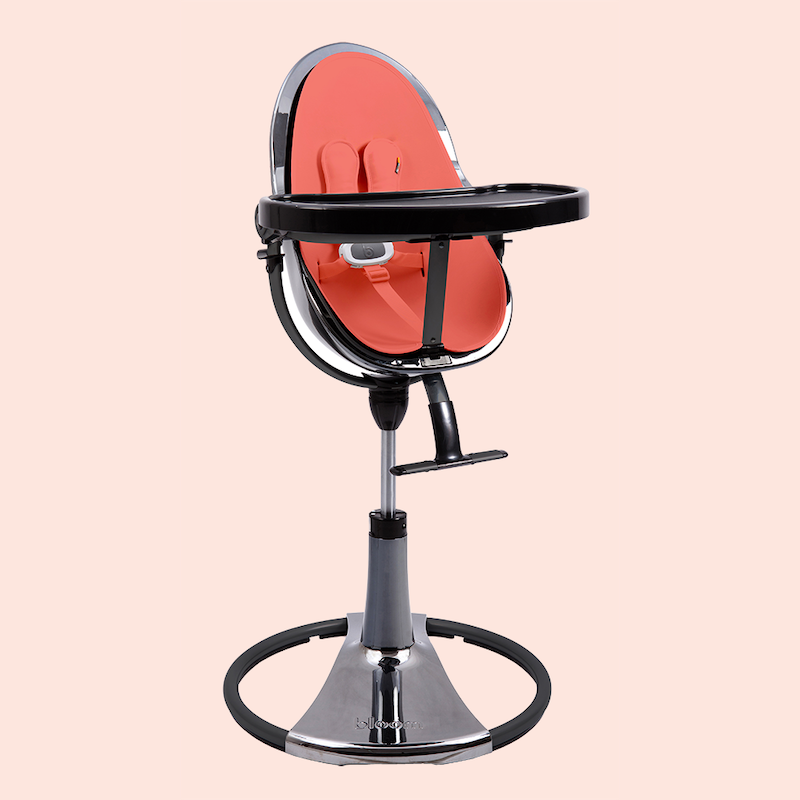 fresco titanium with persimmon seat pad set