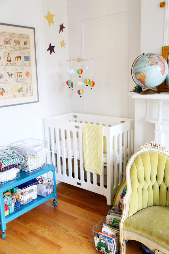 love taza alma mini crib nursery nook