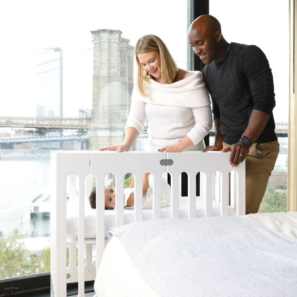 bloom folding crib