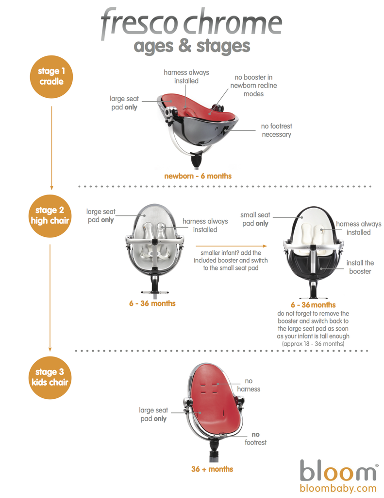 bloom high chair booster seat