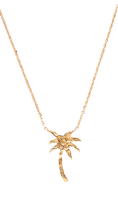 Gold Palm Tree Necklace