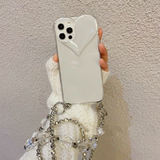 Carcasa Coeur Luxury con collar Diamonds para iPhone 13 Pro Max