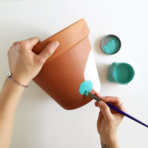 Porte pinceaux - Support pour pot de peinture - Pot de rangement pour  peinture et
