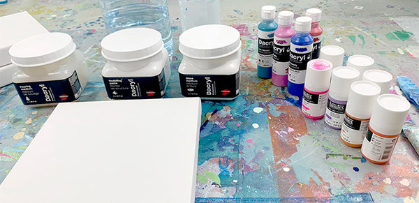 How to Create a Ground for Painting Using Polymer Mediums