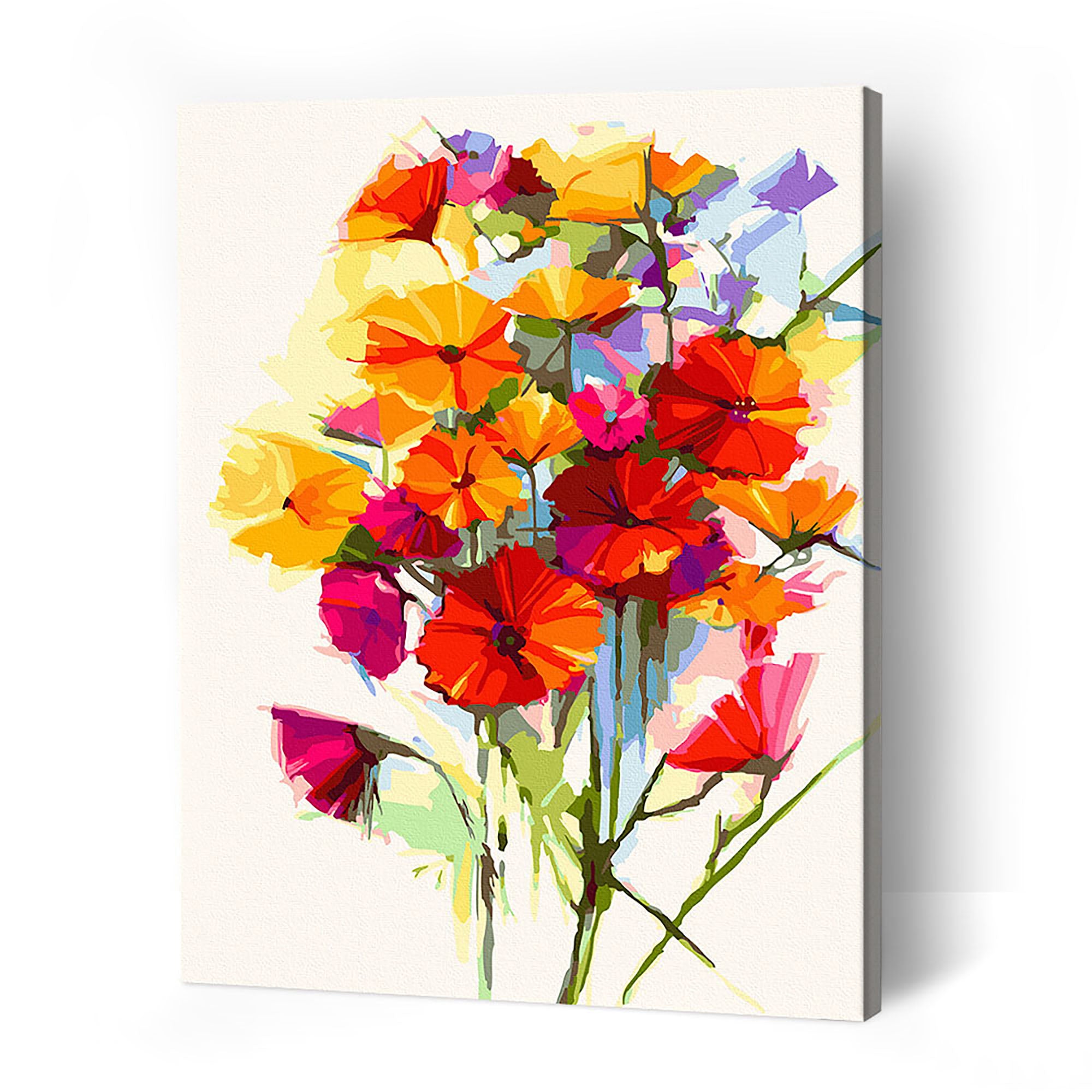 Kit de peinture au numéro - Flowers par Art.iisan - - Motif Personnel