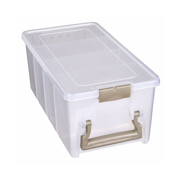 Durable Art Storage Case Small Storage Containers With Dividers Laser  Engraving Logo