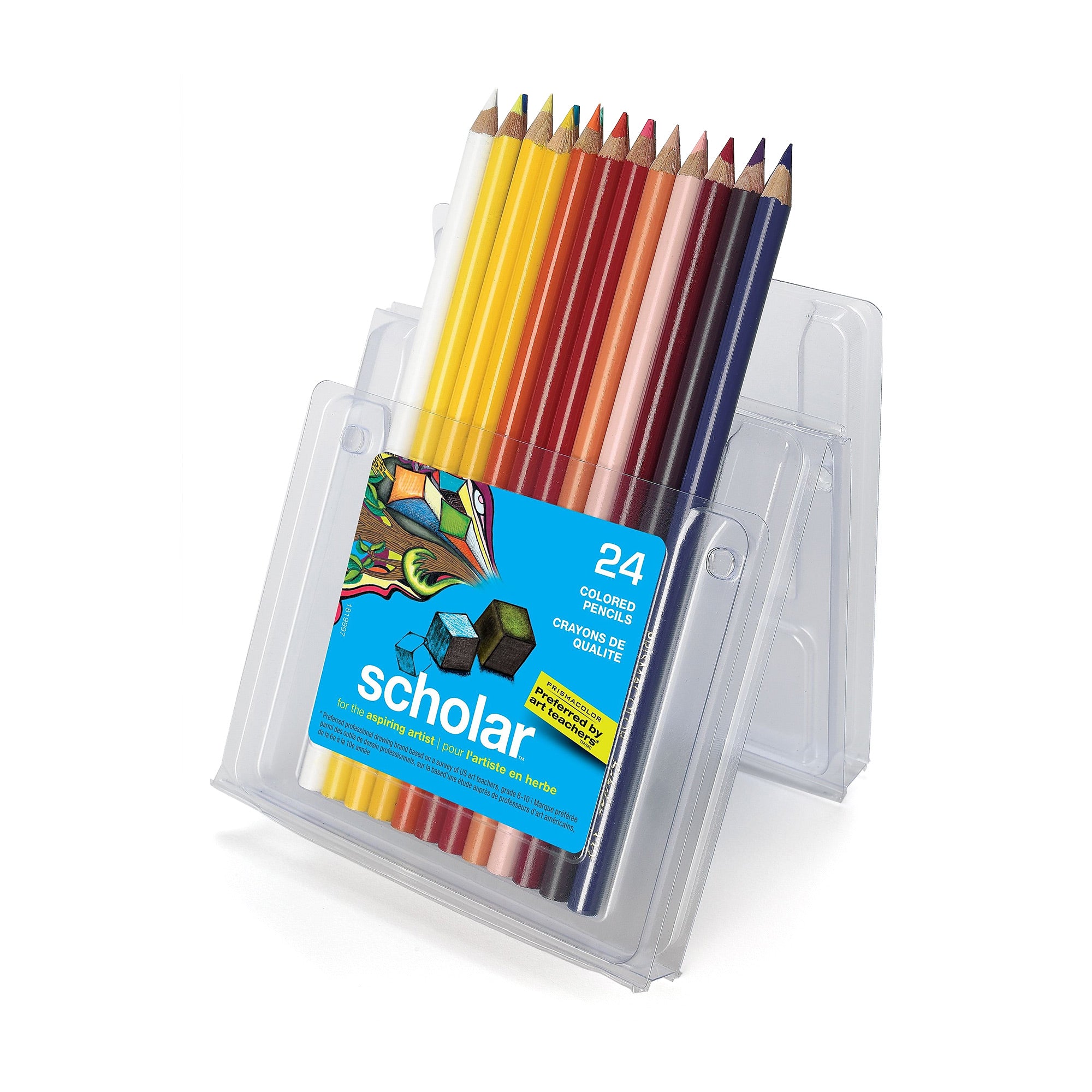 Yeacher 48/72/120/160/180 ensemble de crayons de couleur à l'huile crayons  de couleur pré-aiguisés fournitures d'art 