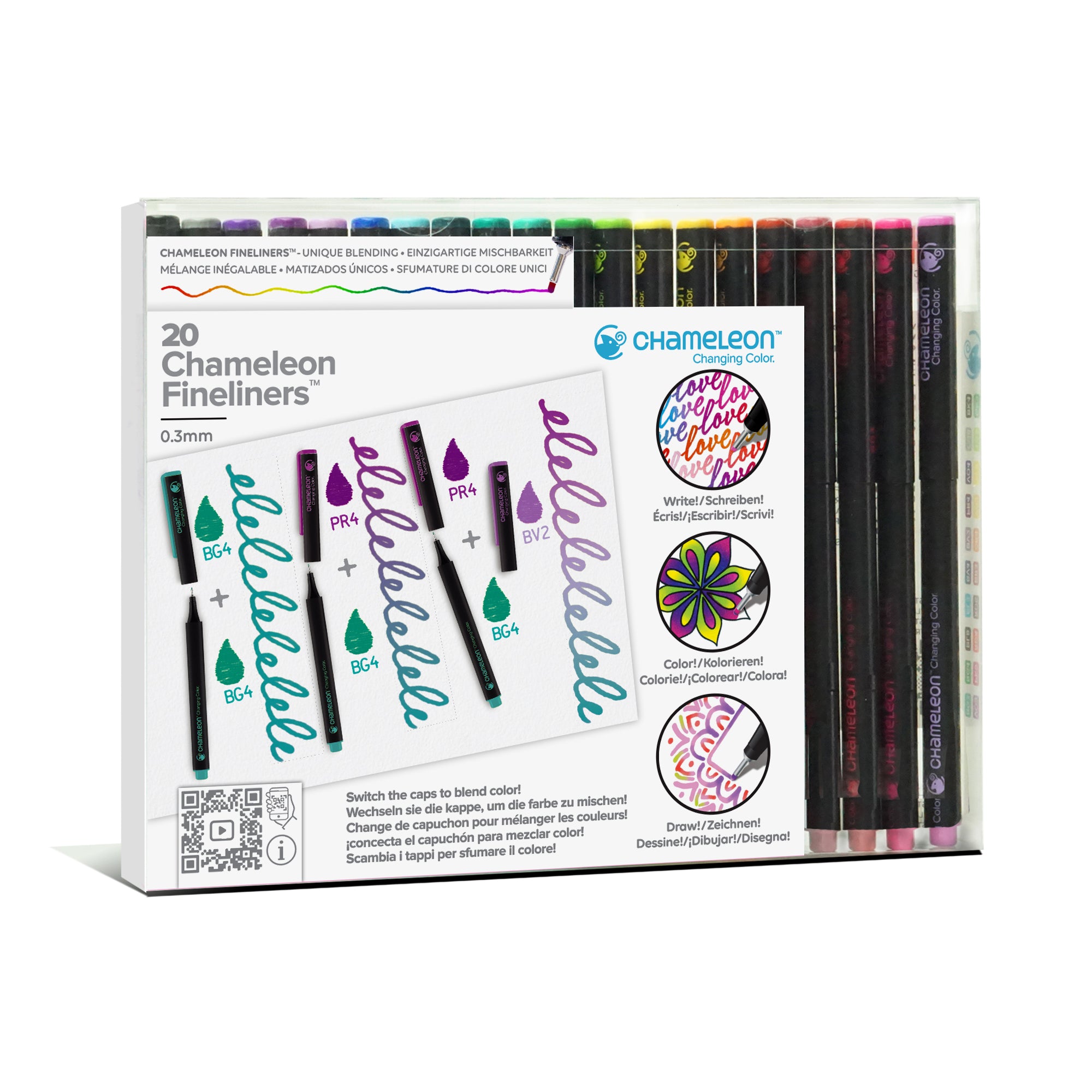 Chameleon Art Products, Blending Markers, Blends Multiple Tones, Warm Tones  - PK2 PK3 PK4 PK5 RD2 RD3 RD4 RD5 OR3 OR4