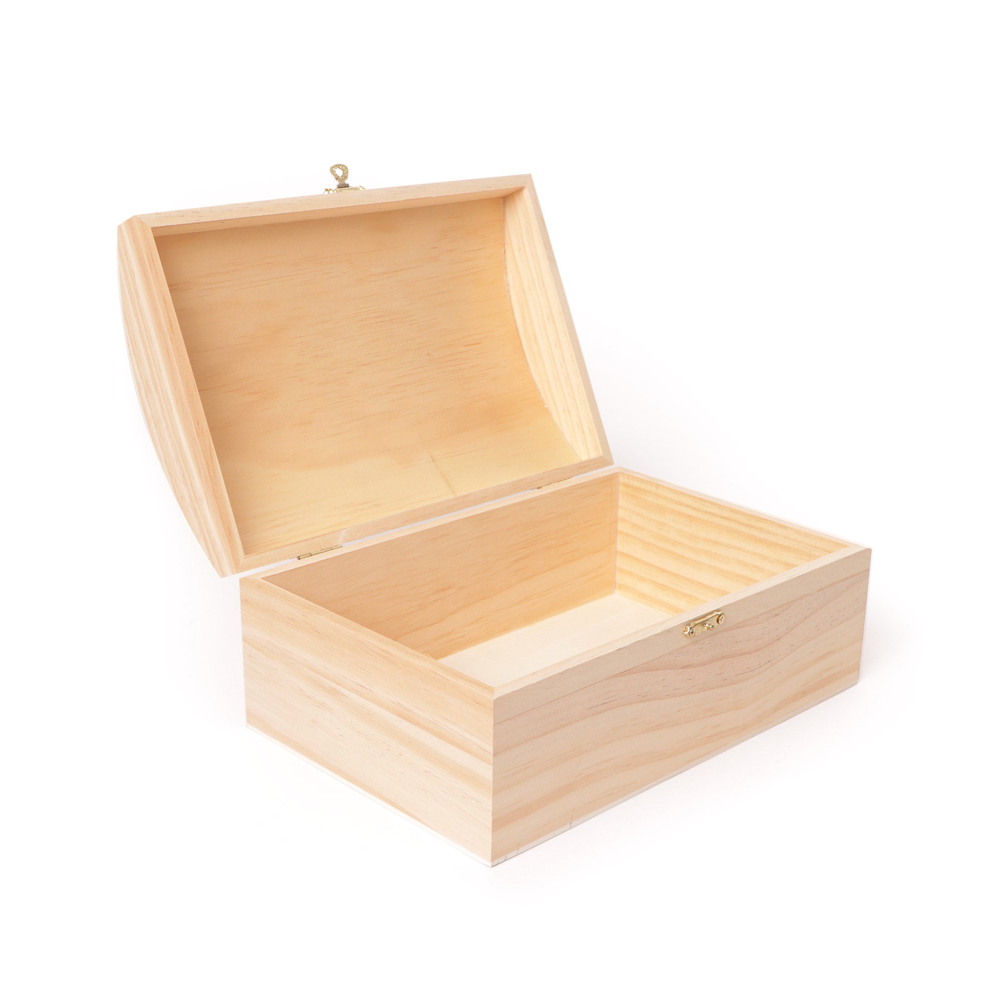 Boîte à 4 divisions en bois - 16,5 x 16 x 7 cm