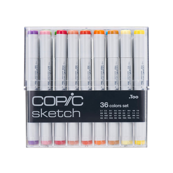 The Fine Touch Twin Tipped Alcohol Markers - 24 Piece Set