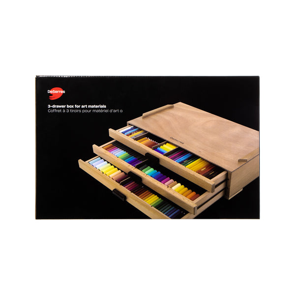 Set pinceaux peinture sur tissu FSC 100%, assortis, 3 pces - - Rayher