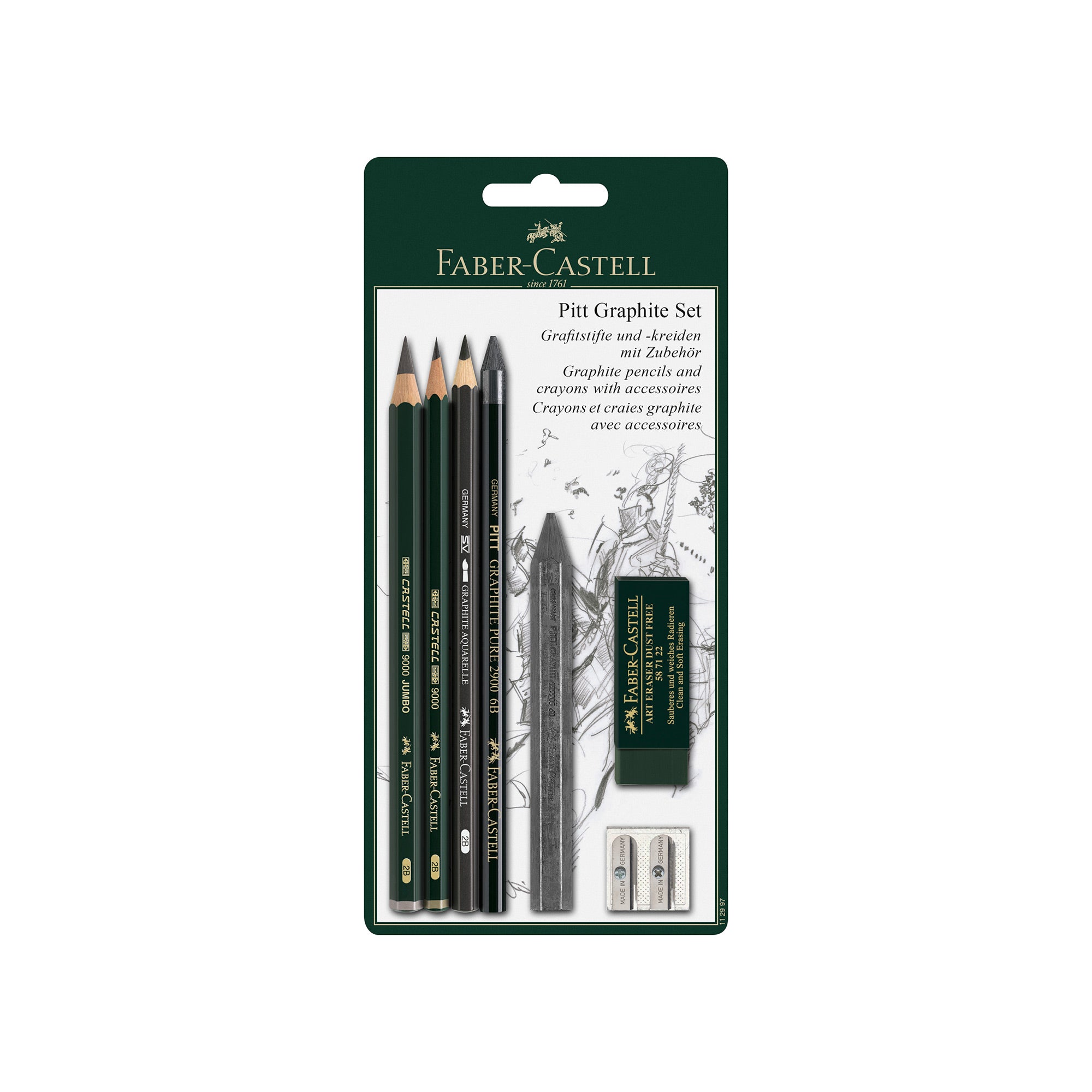 Faber Castell Pitt Graphite Matte Pencils, 11 Piece Set – Jenni